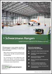 Aircraft Hangars First page of Schwarzmann Brochure