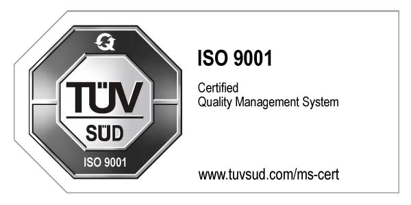 Schwarzmann ISO 9001:2015 vom TÜV SÜD