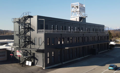 Stahlhalle als Gewerbehalle