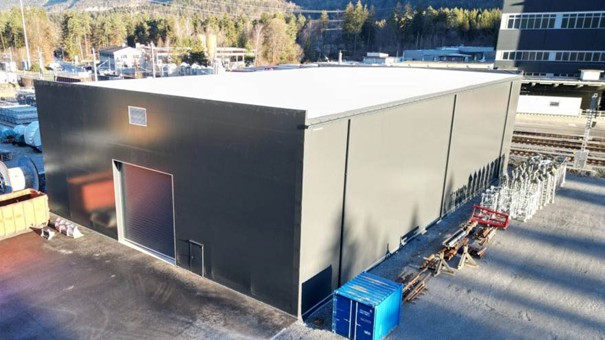 Lagerzelt mit Flachdach